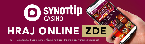 Zaregistruj se v online casinu SYNOT TIP a hraj nyní